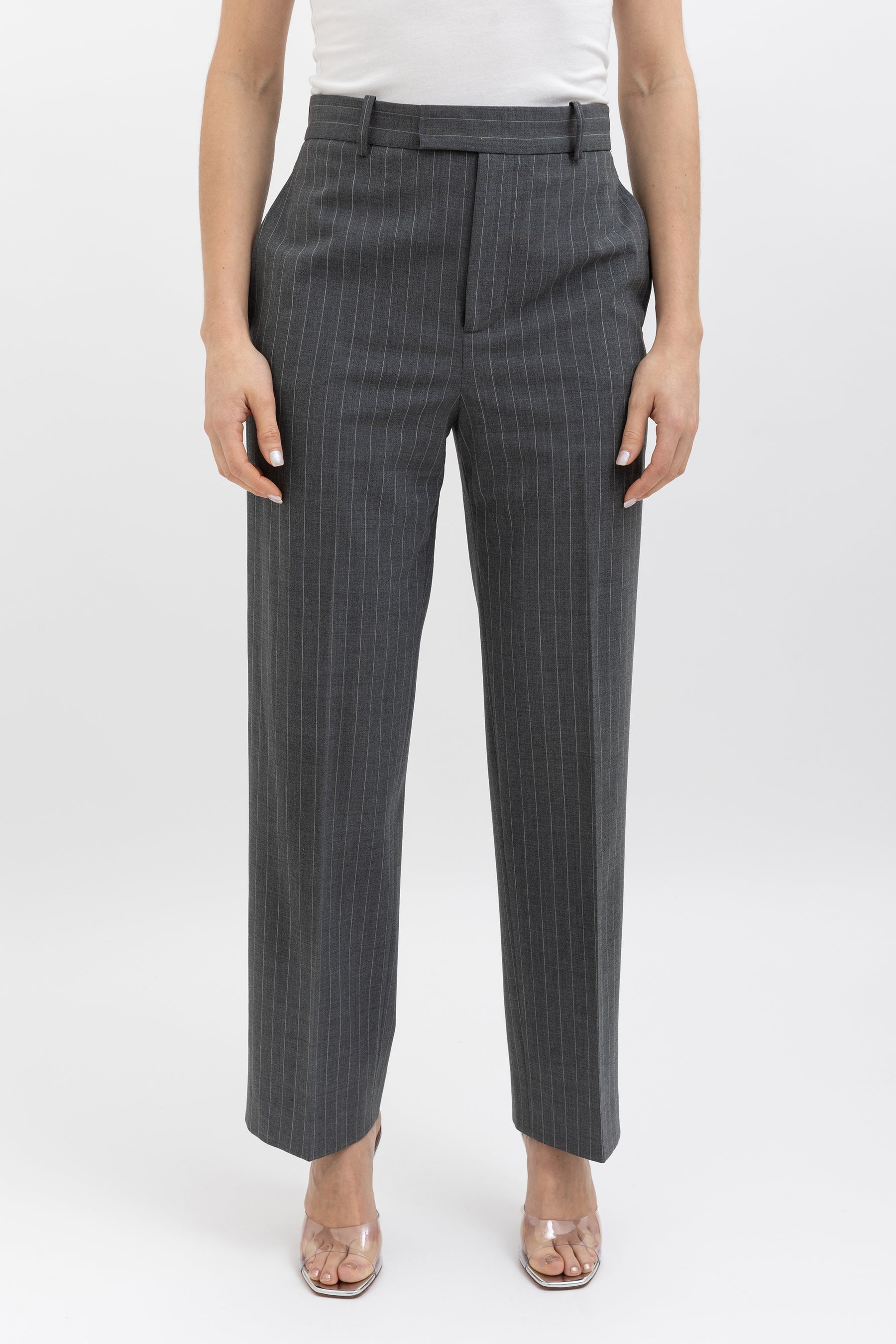 Tailored Striped Jacket and Pant Set