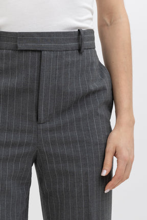 Tailored Striped Jacket and Pant Set