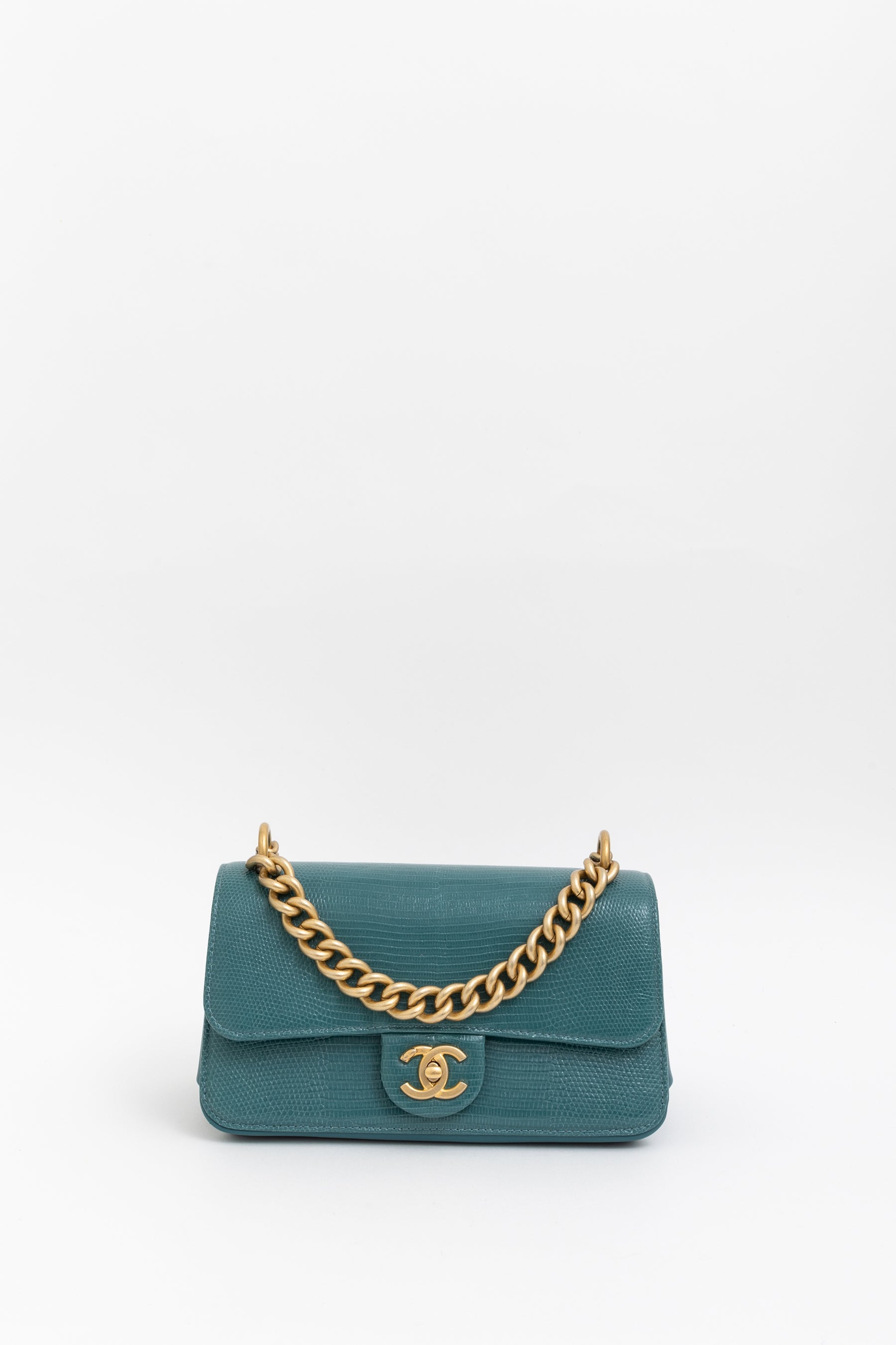Exotic Lizard Flap Bag