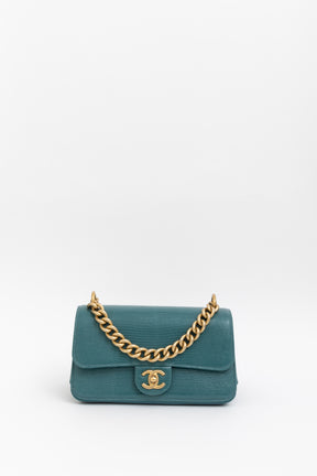 Exotic Lizard Flap Bag