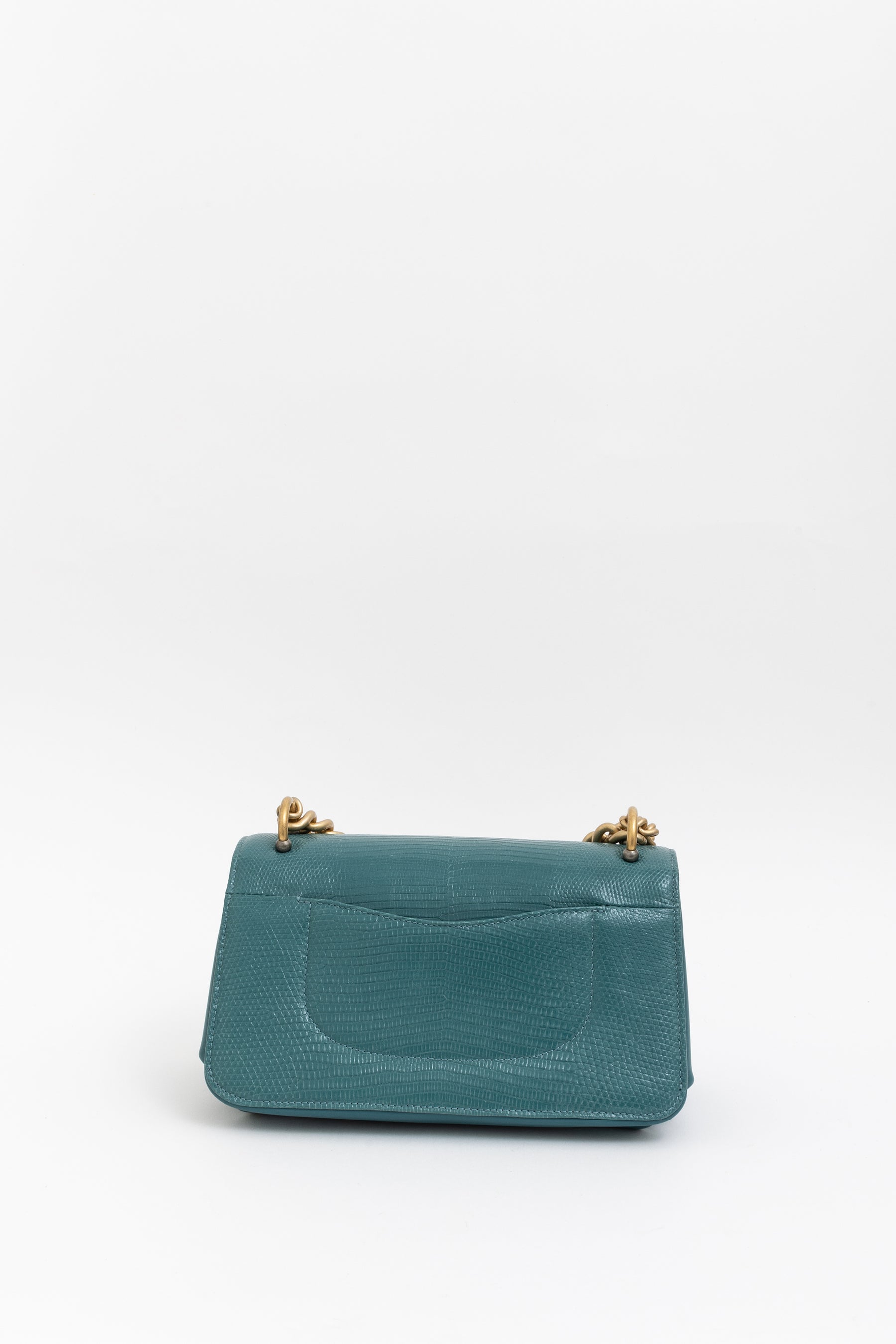 Exotic Lizard Flap Bag