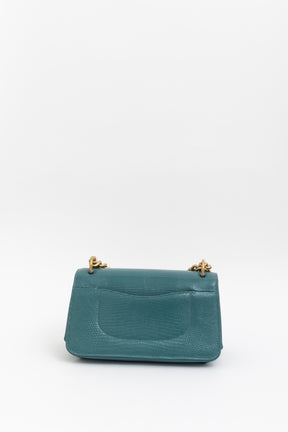 Exotic Lizard Flap Bag