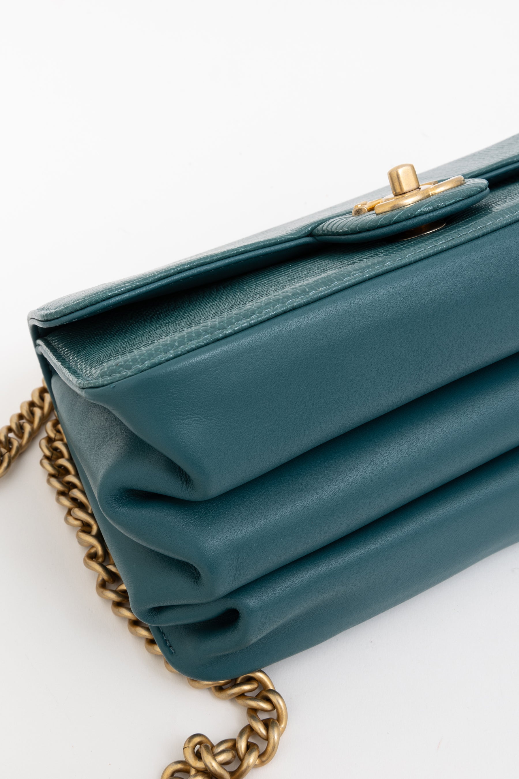 Exotic Lizard Flap Bag