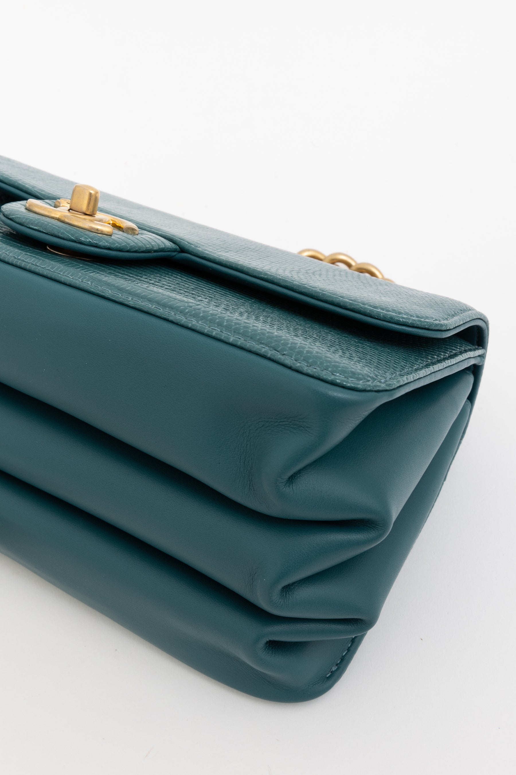 Exotic Lizard Flap Bag