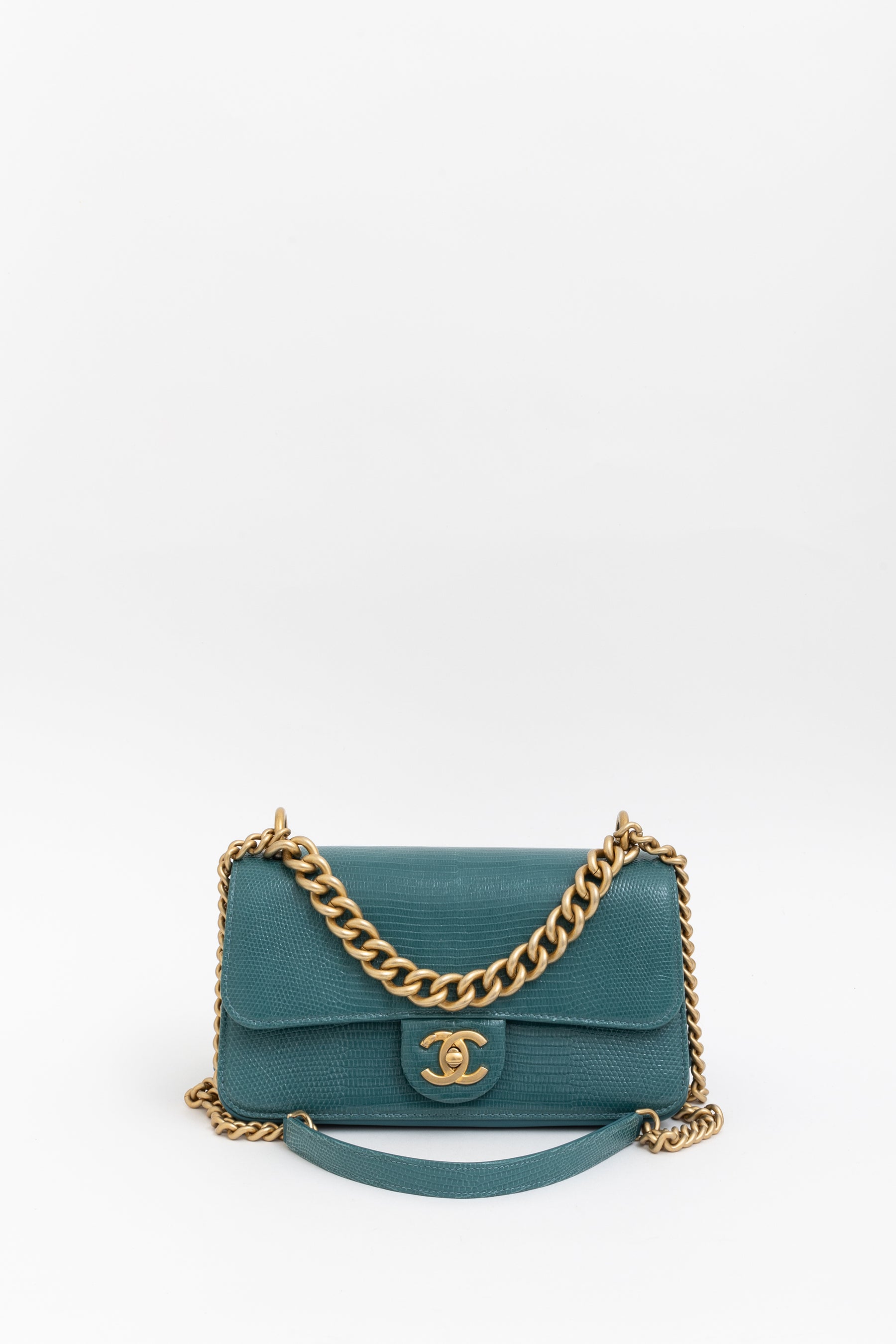 Exotic Lizard Flap Bag