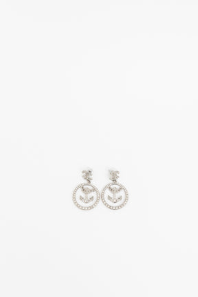 Crystal Anchor Earrings