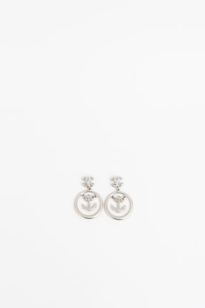 Crystal Anchor Earrings