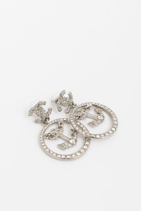Crystal Anchor Earrings