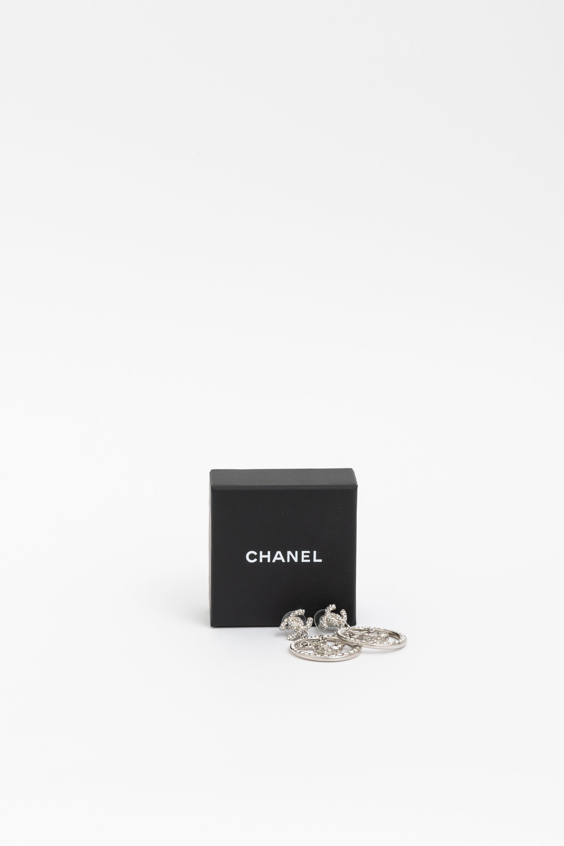 Crystal Anchor Earrings