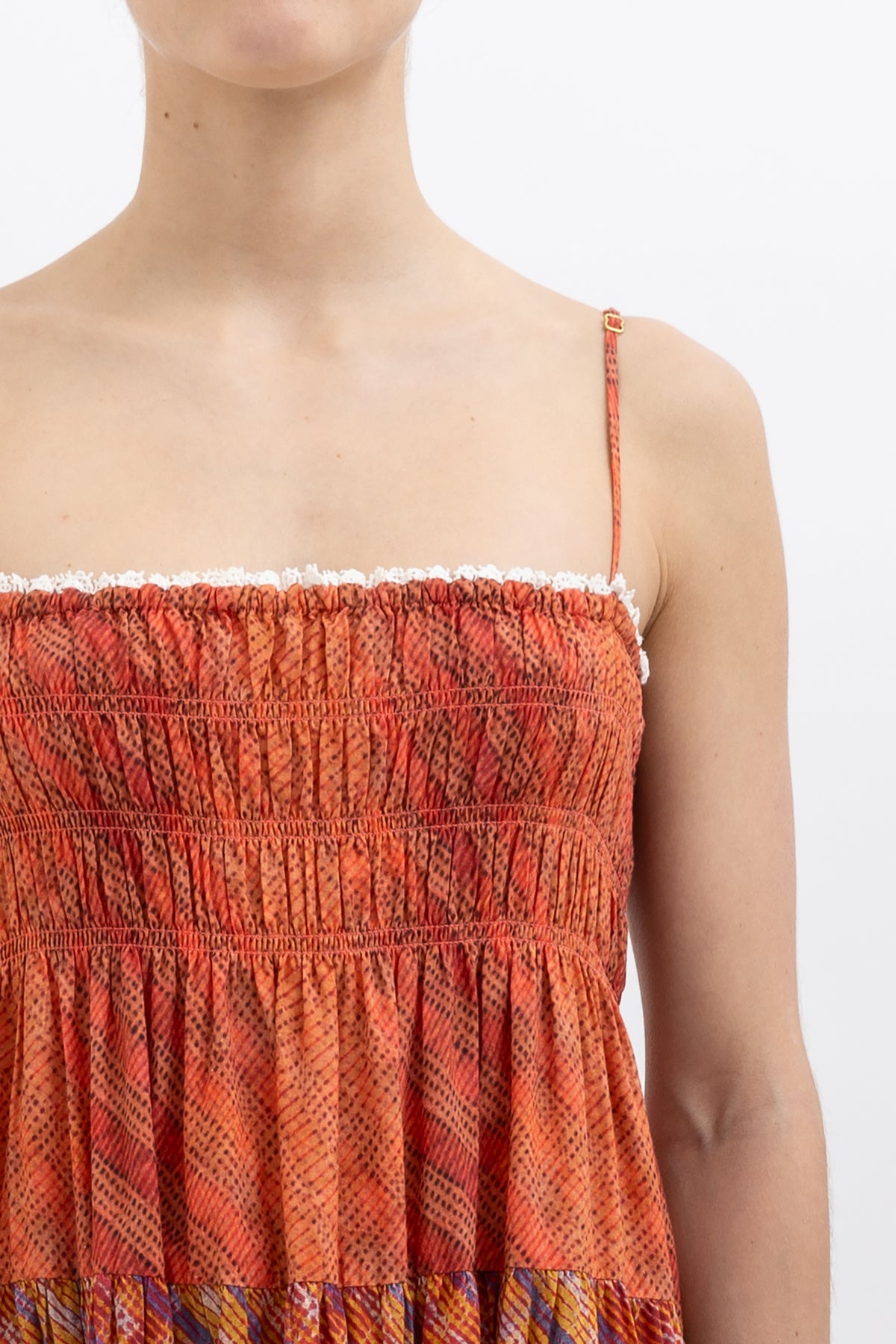 Printed Tiered Dress