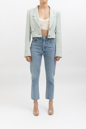 Cropped Tweed Jacket