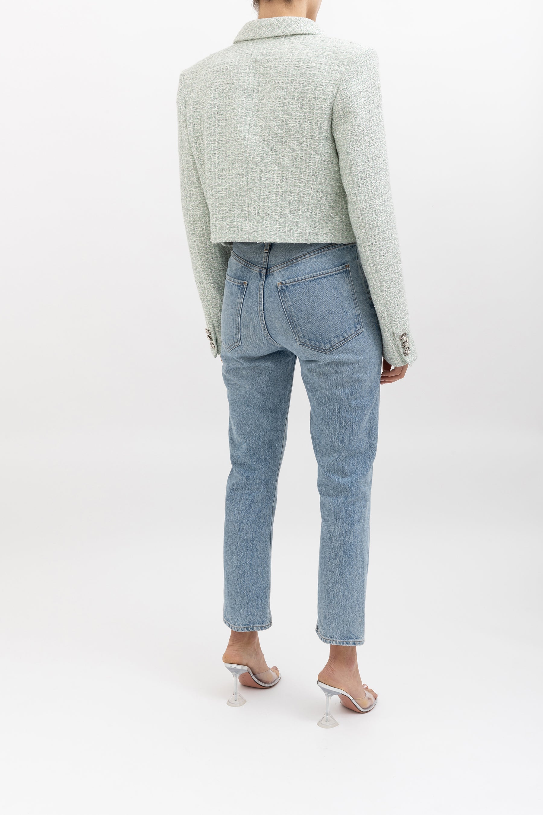Cropped Tweed Jacket