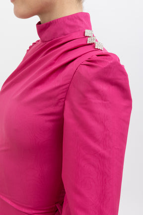 Crystal Belted Mini Dress