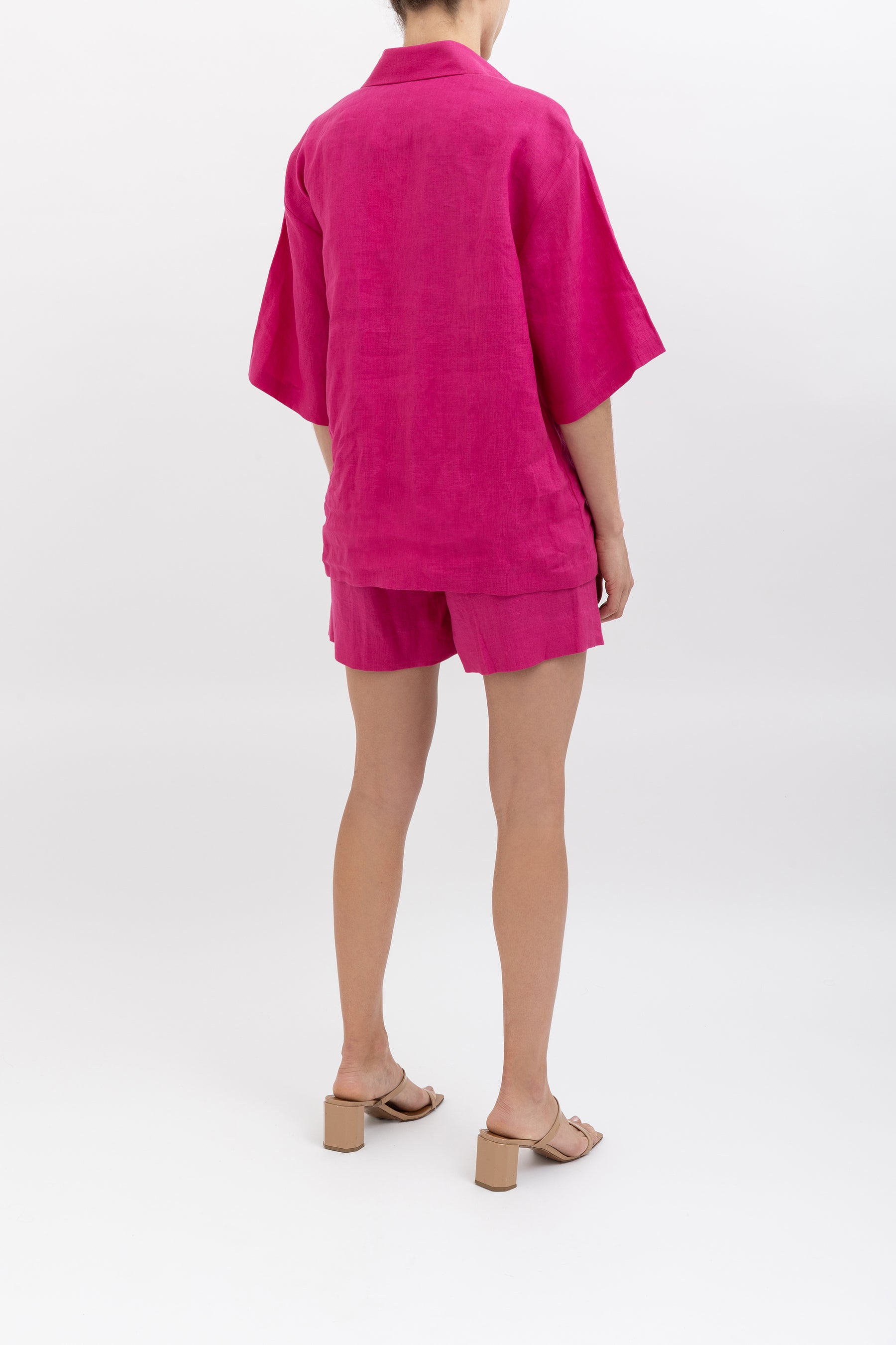 Fai Linen Shirt and Short Set
