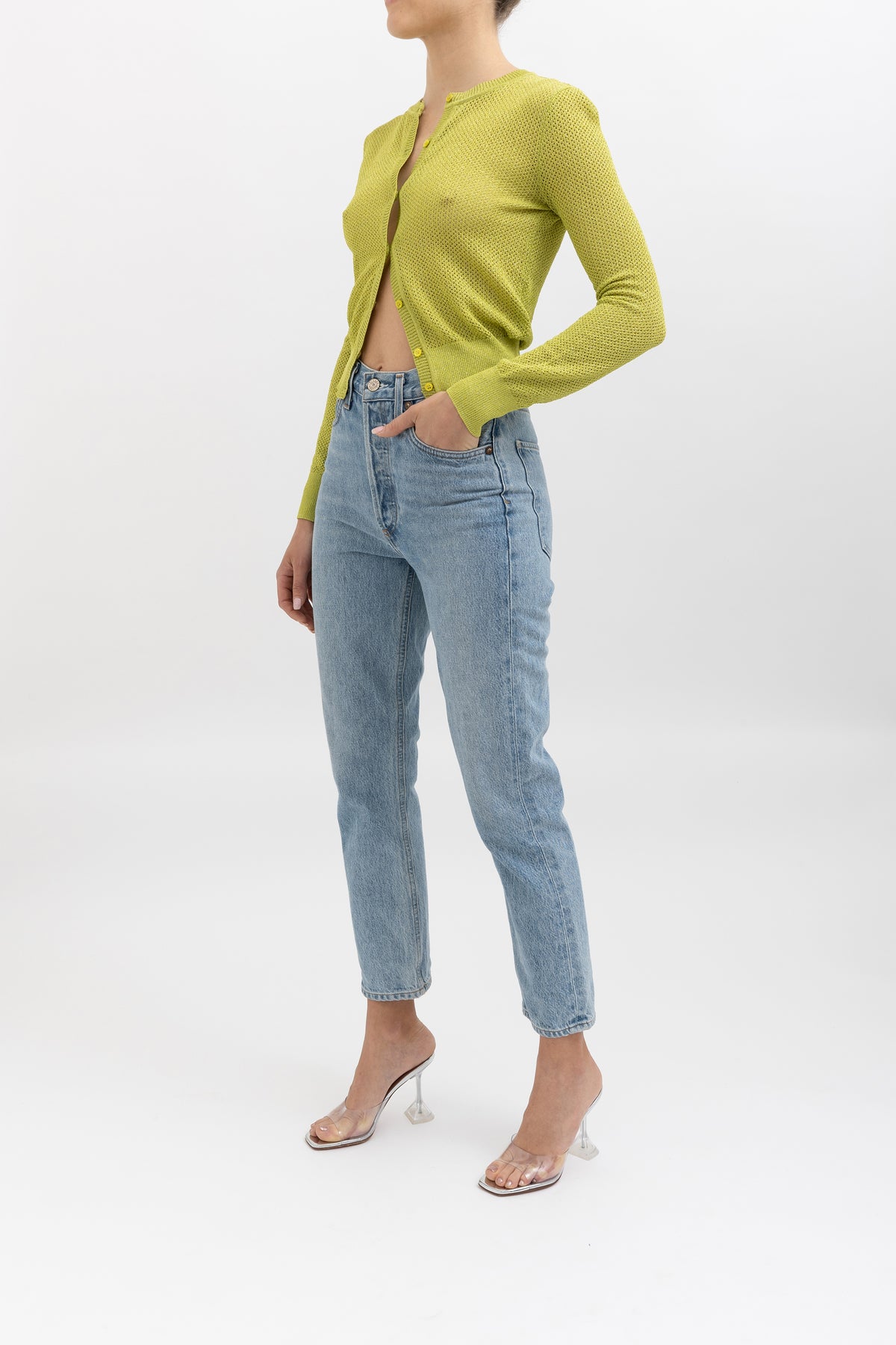 Lurex Knit Cardigan