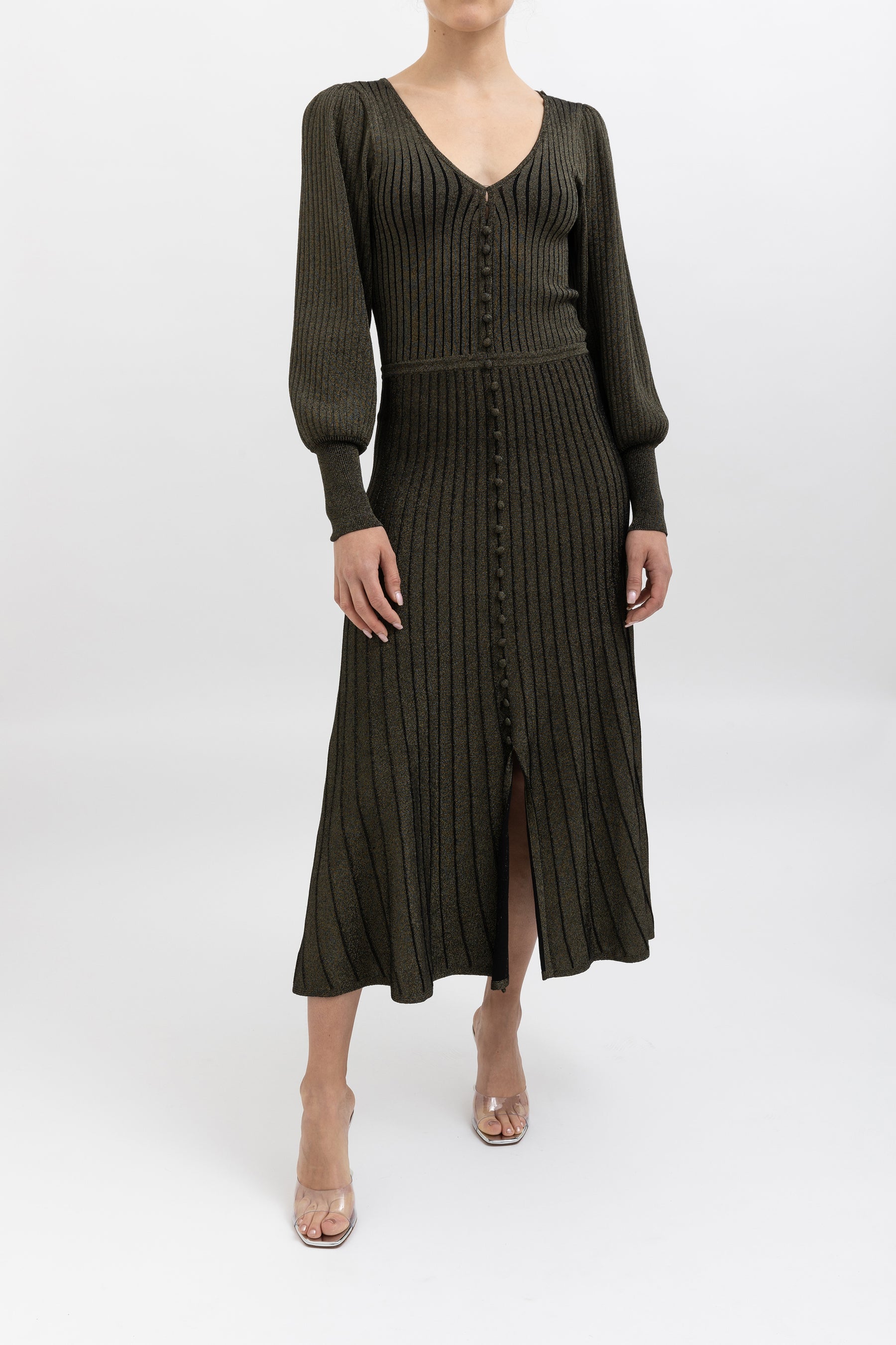 Aure Knitted Lurex Dress