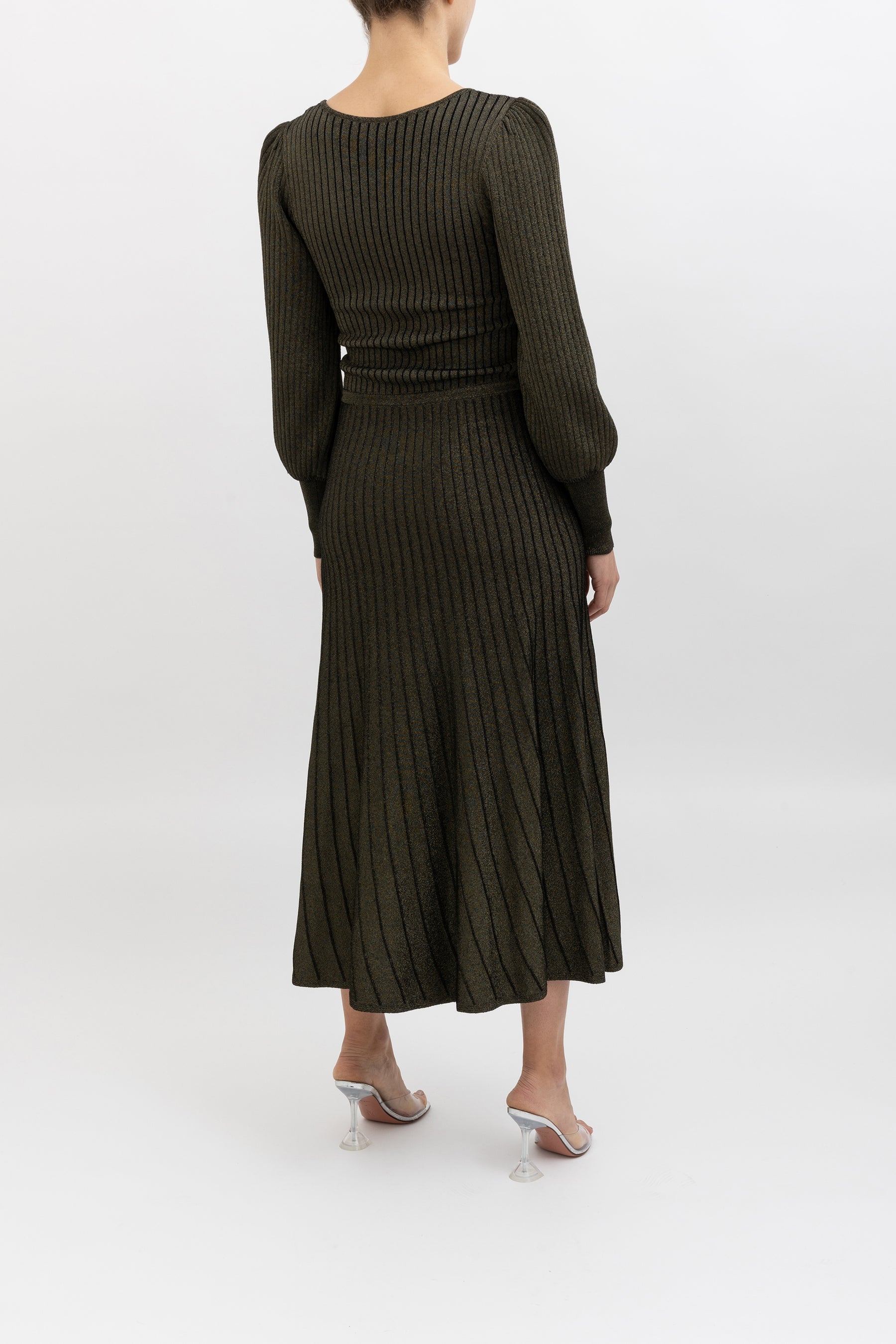 Aure Knitted Lurex Dress
