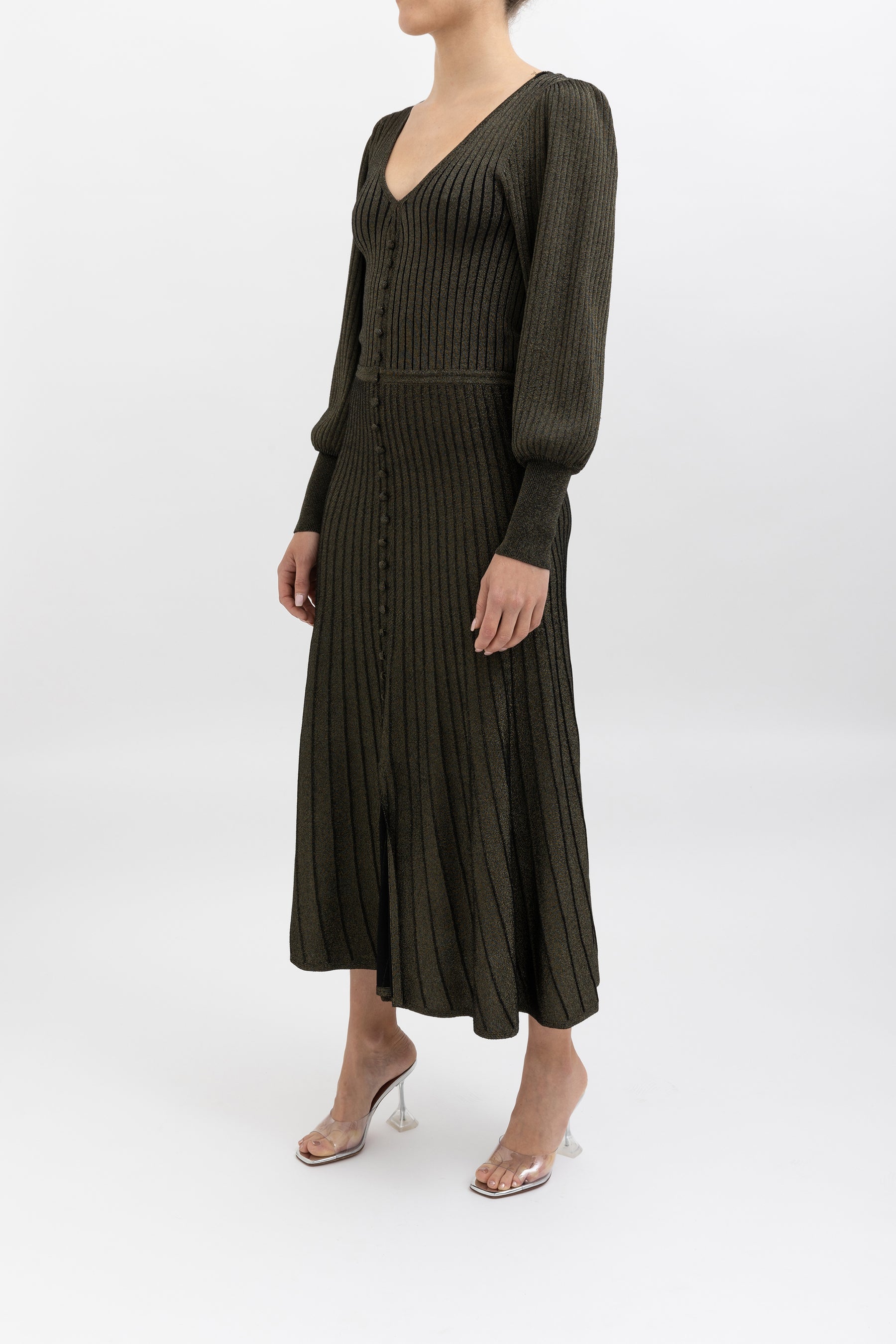 Aure Knitted Lurex Dress