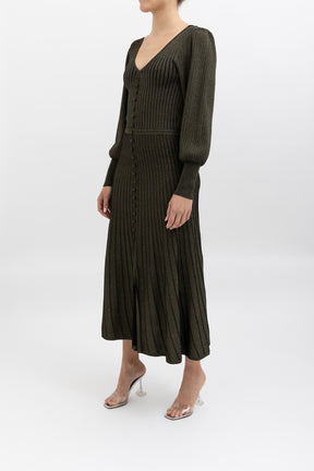 Aure Knitted Lurex Dress