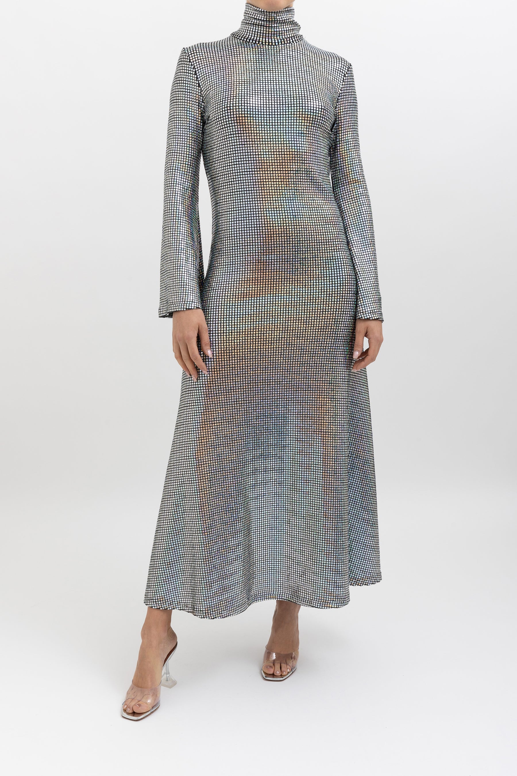 Amaliya Iridescent Midi Dress