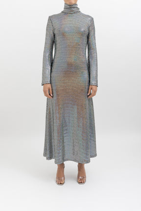 Amaliya Iridescent Midi Dress