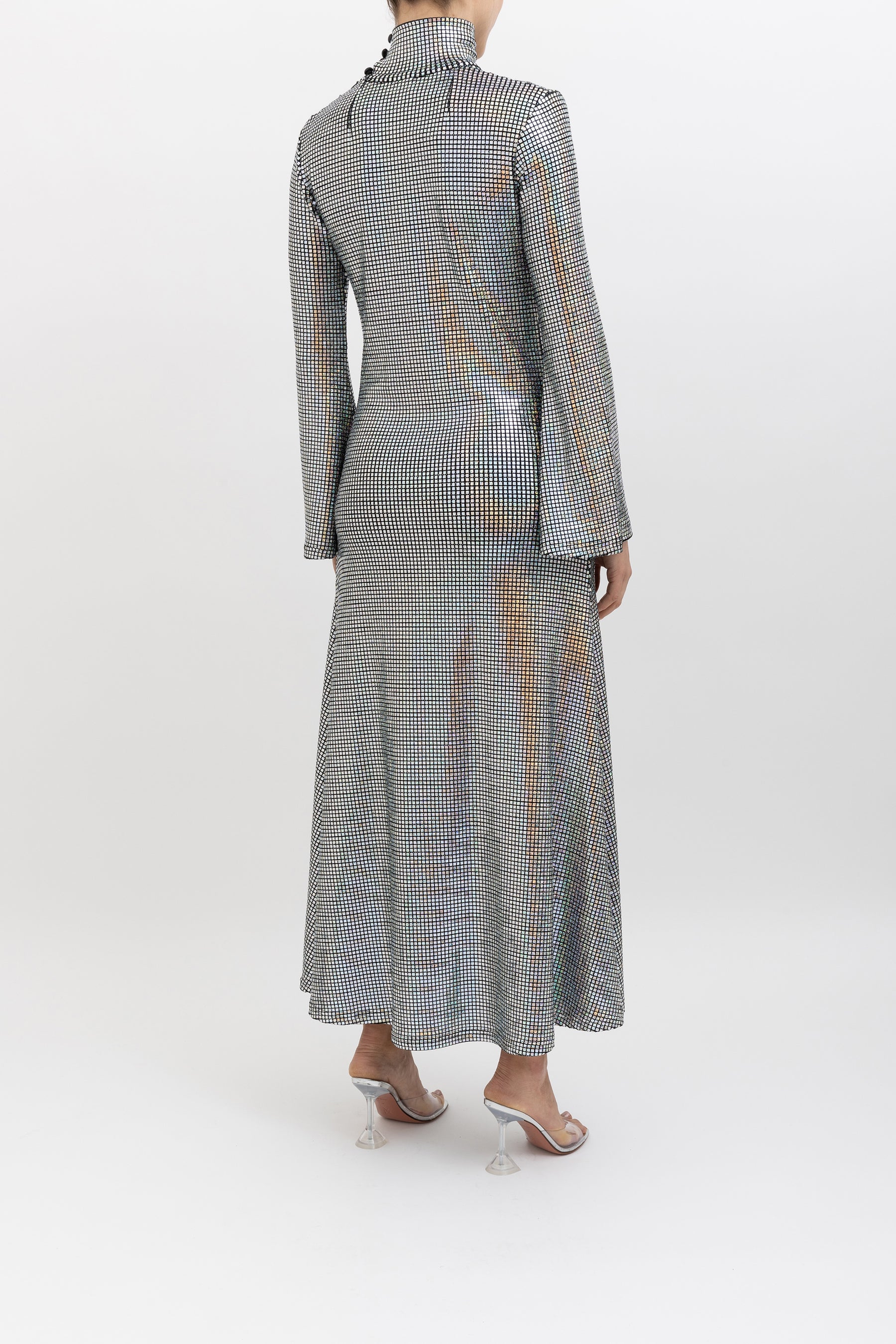 Amaliya Iridescent Midi Dress