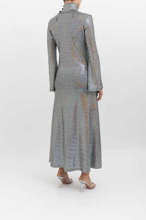 Amaliya Iridescent Midi Dress