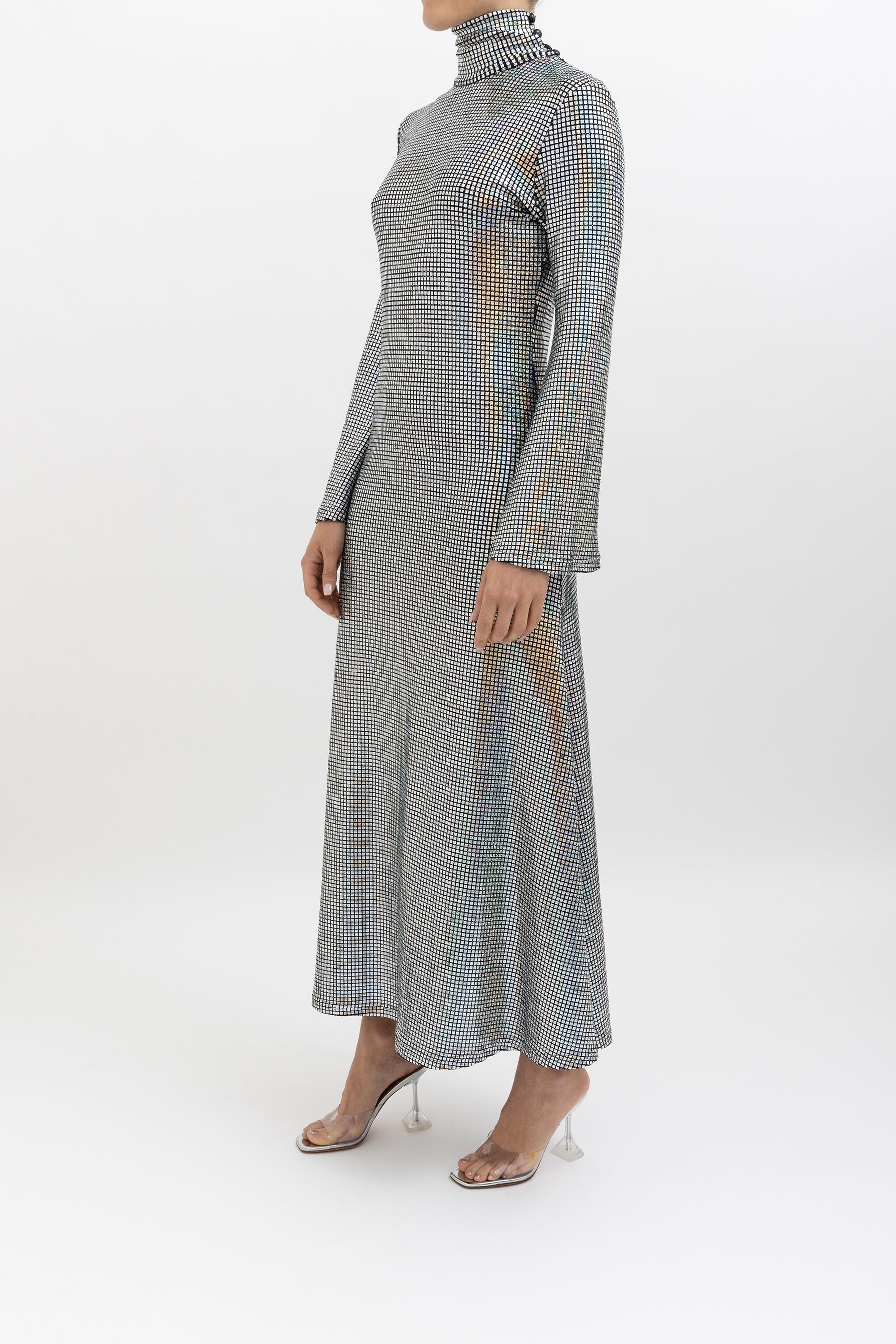 Amaliya Iridescent Midi Dress