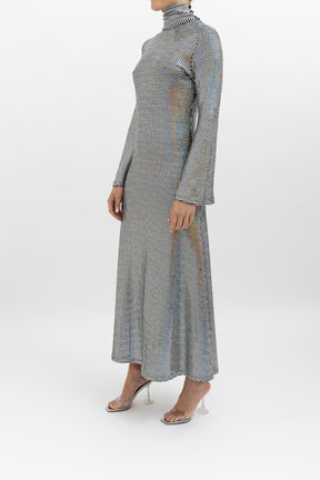 Amaliya Iridescent Midi Dress