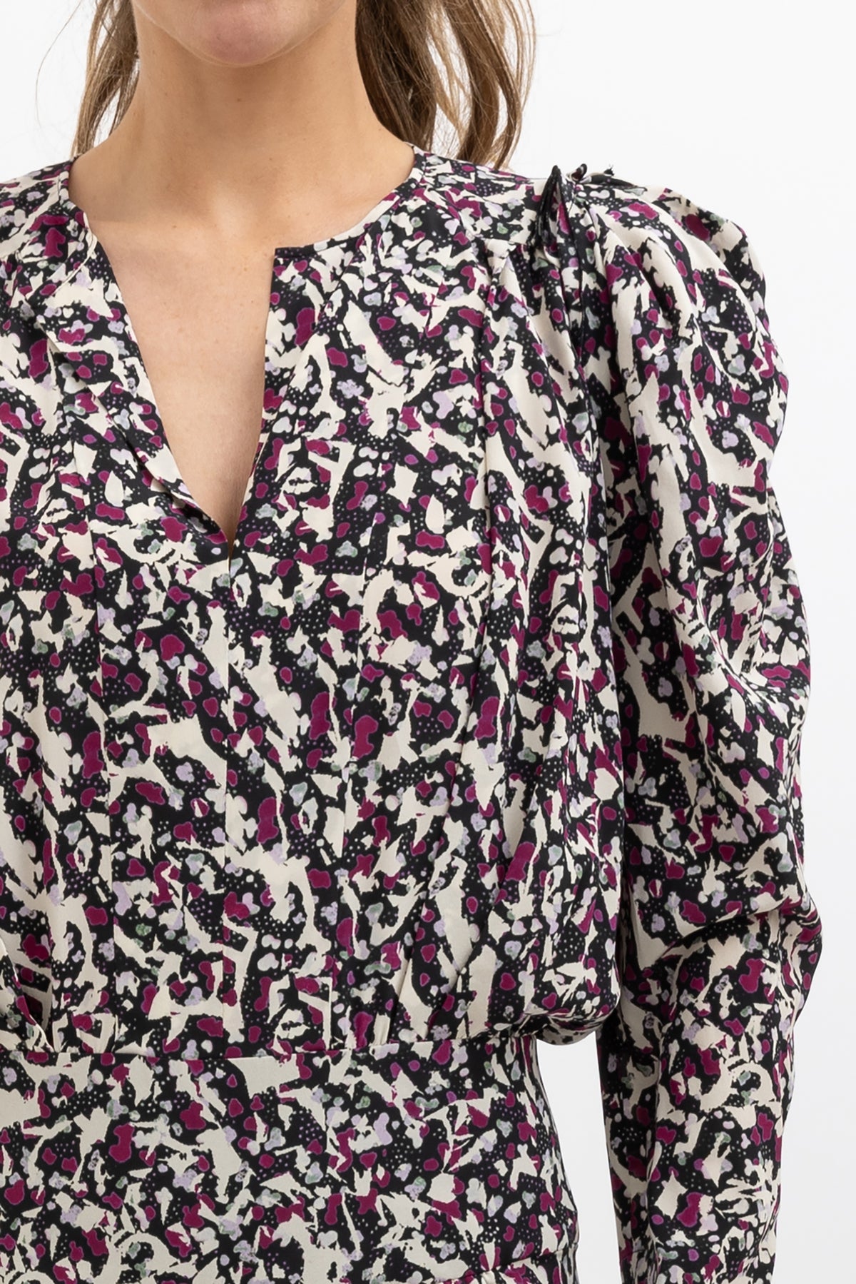 Margaretia Ruched Mini Dress