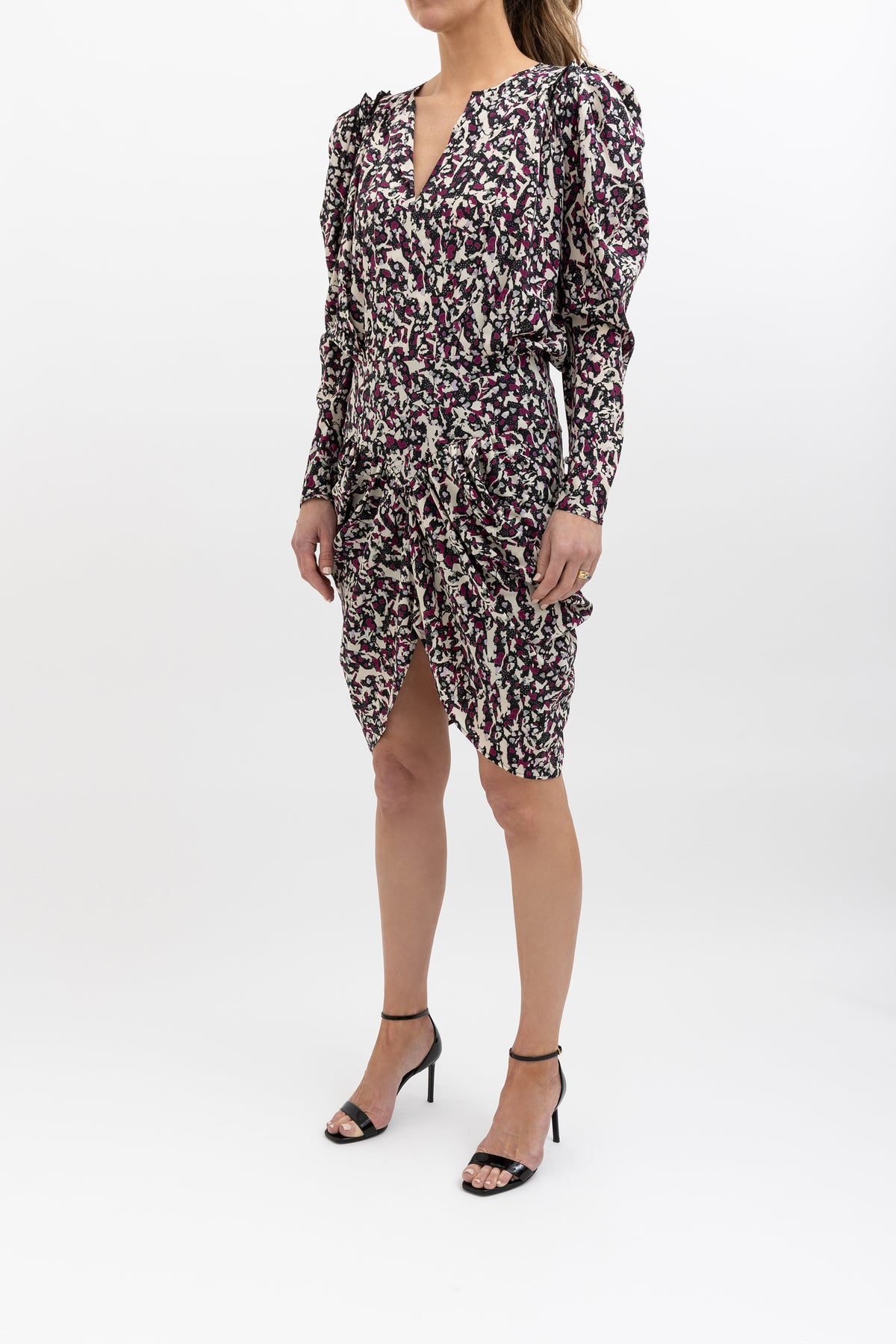 Margaretia Ruched Mini Dress