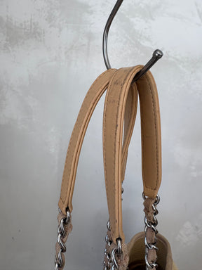 Chanel Beige Canvas Deauville Tote