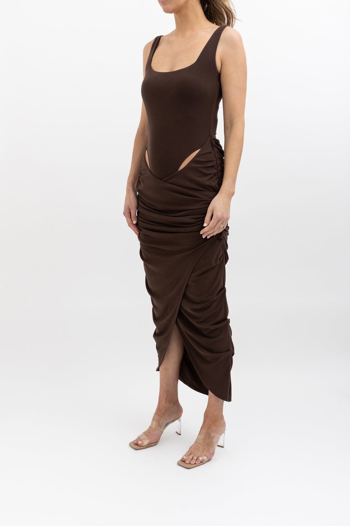 Mariah Cut-Out Midi Dress