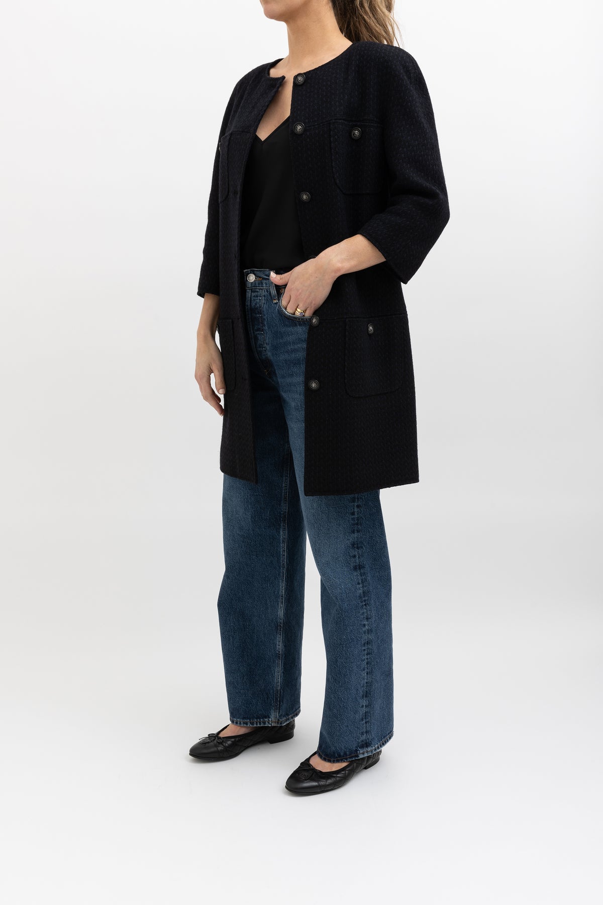 Longerline Tweed Jacket