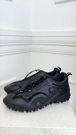 Louis Vuitton Black Leather Rush Sneakers, 40