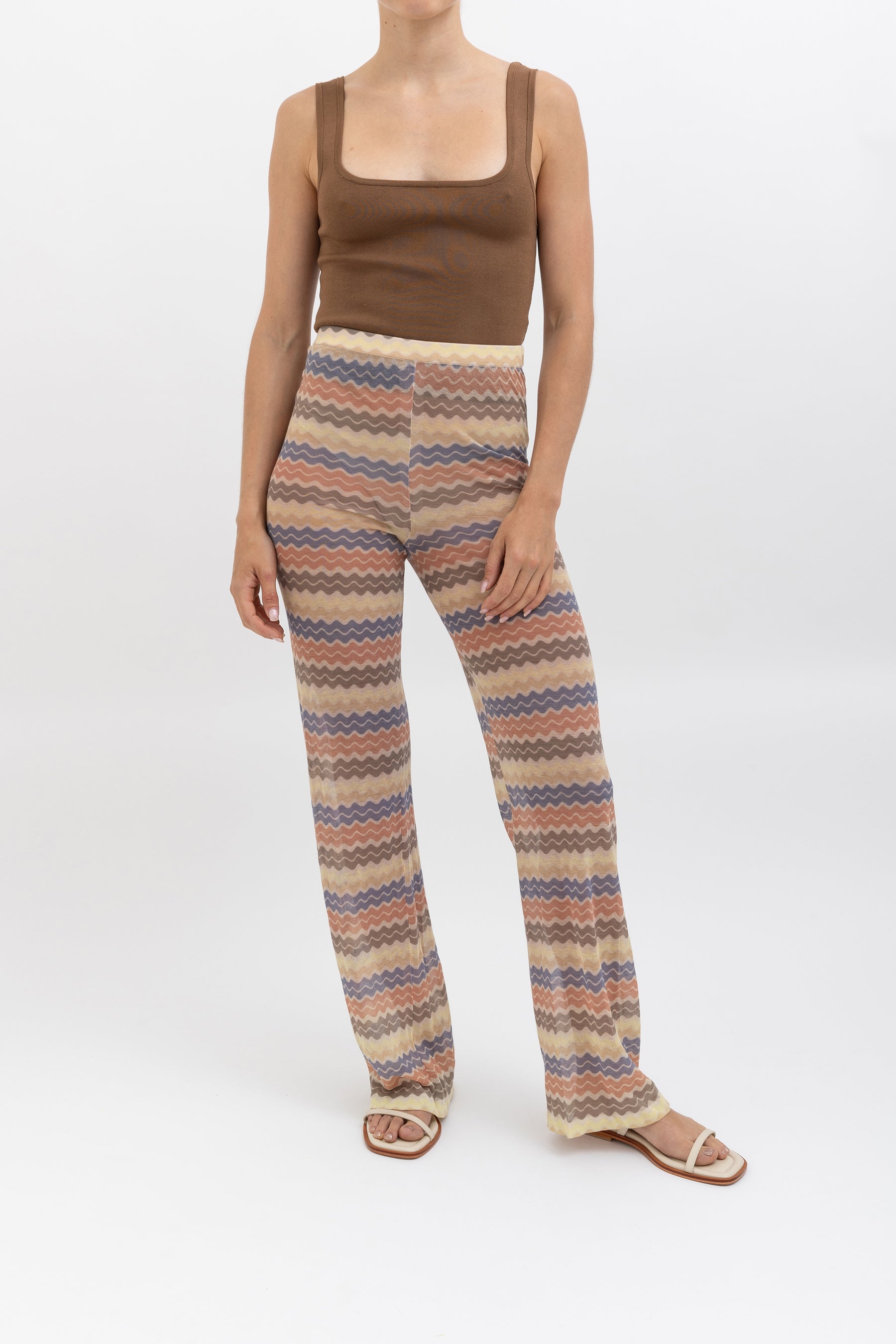 Zuri Stripe Sheer Pants