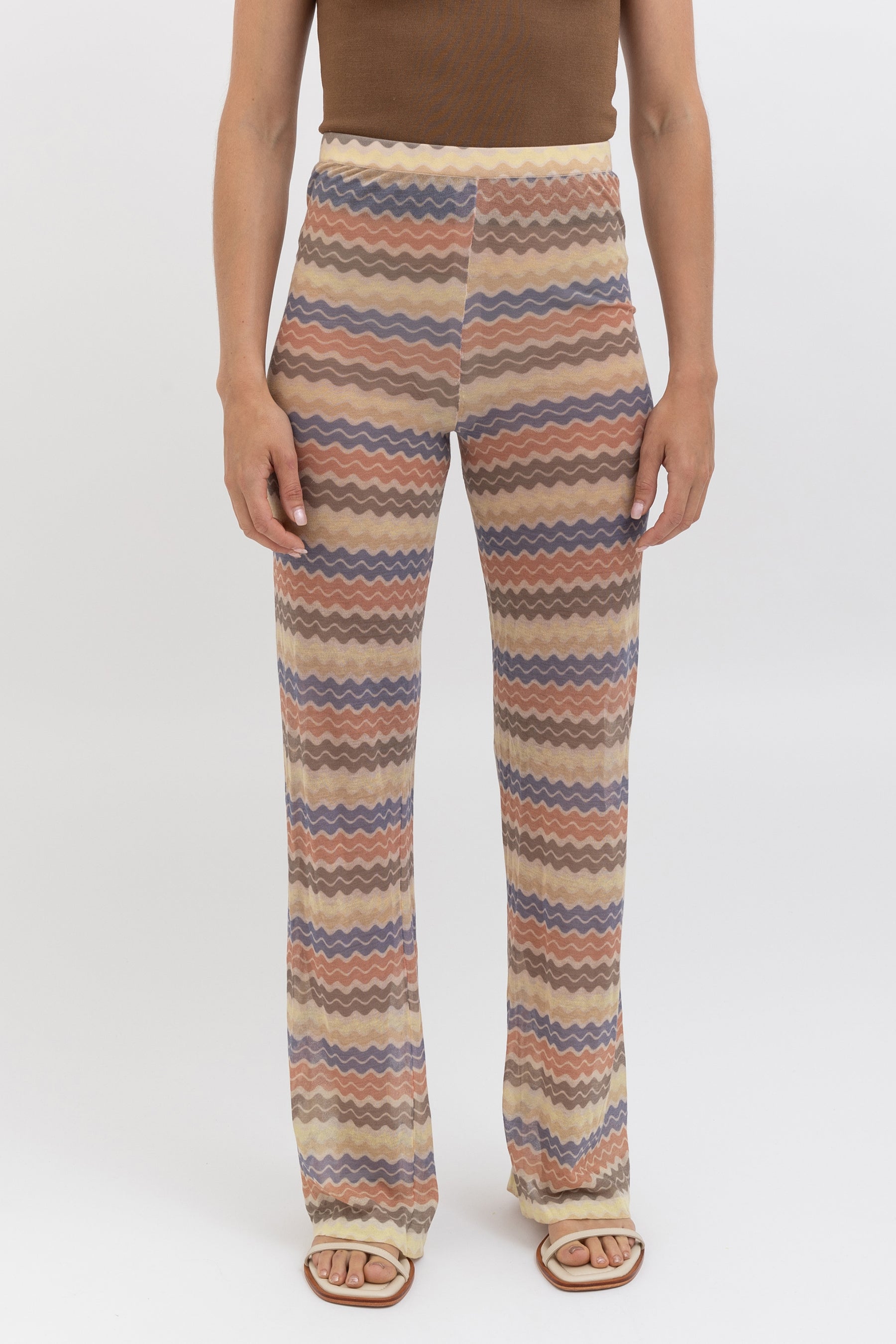 Zuri Stripe Sheer Pants