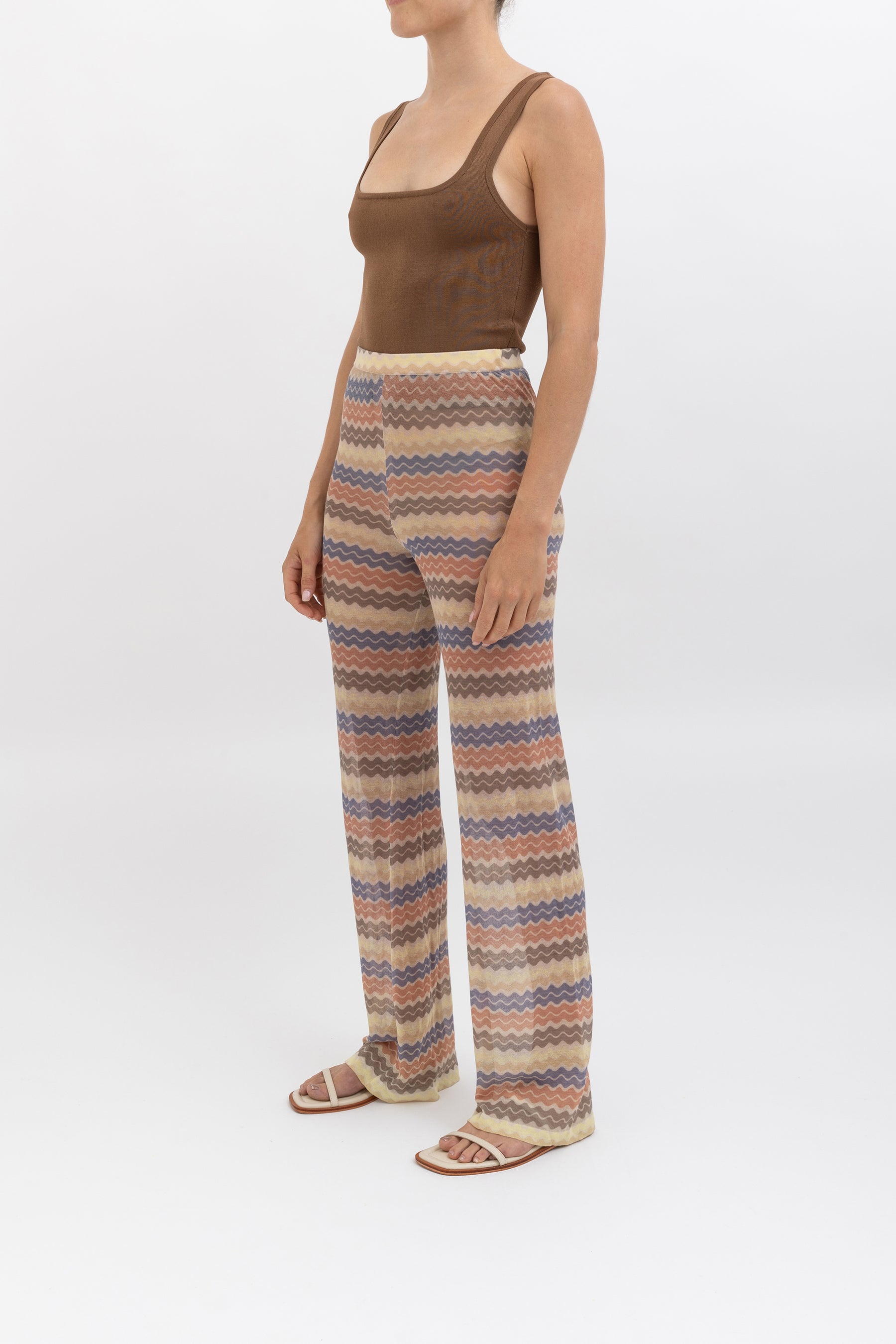 Zuri Stripe Sheer Pants
