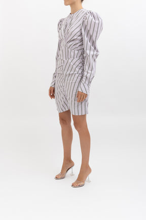 Stripe Long Sleeve Dress