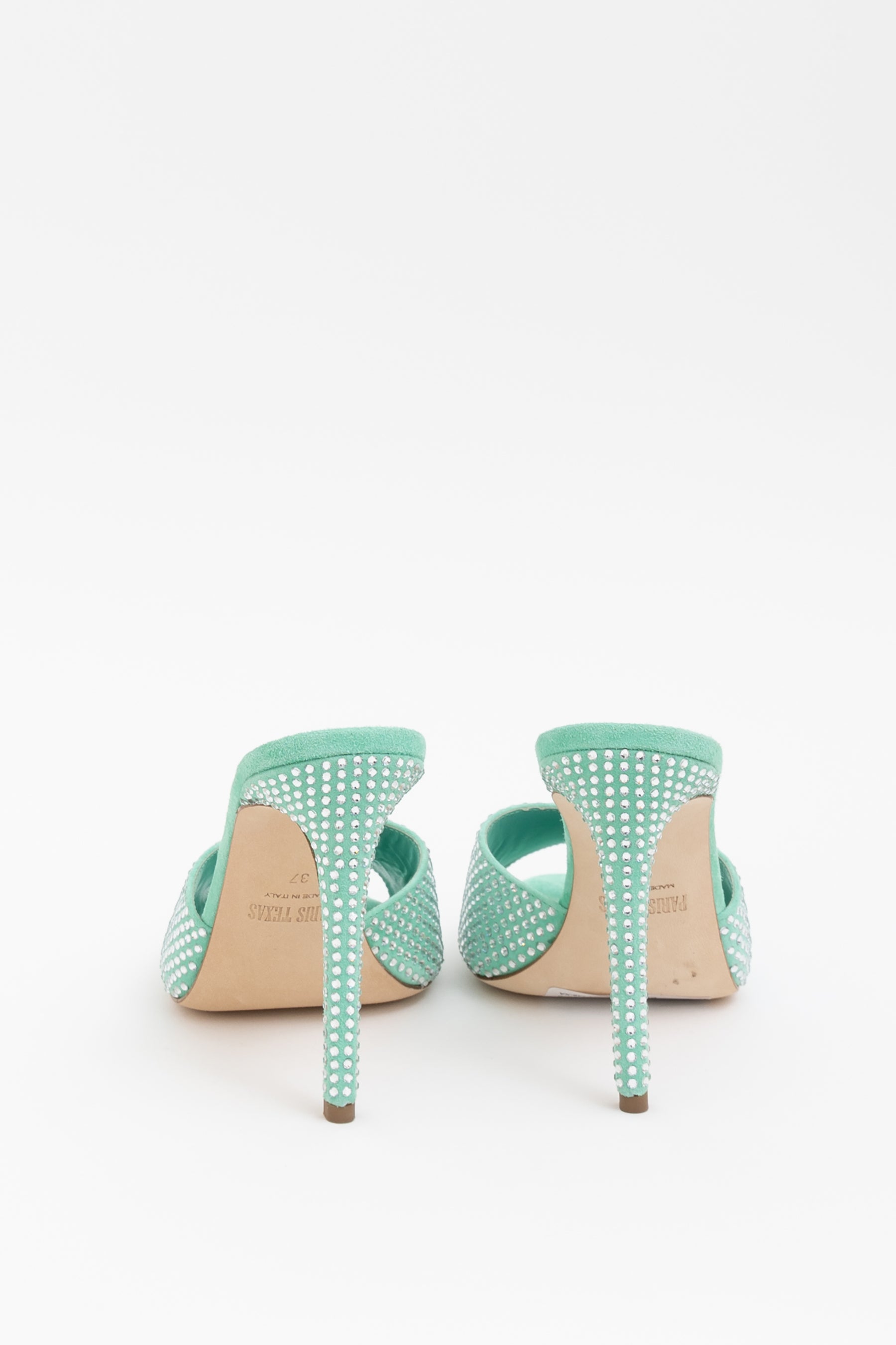 Holly Embellished Suede Mules