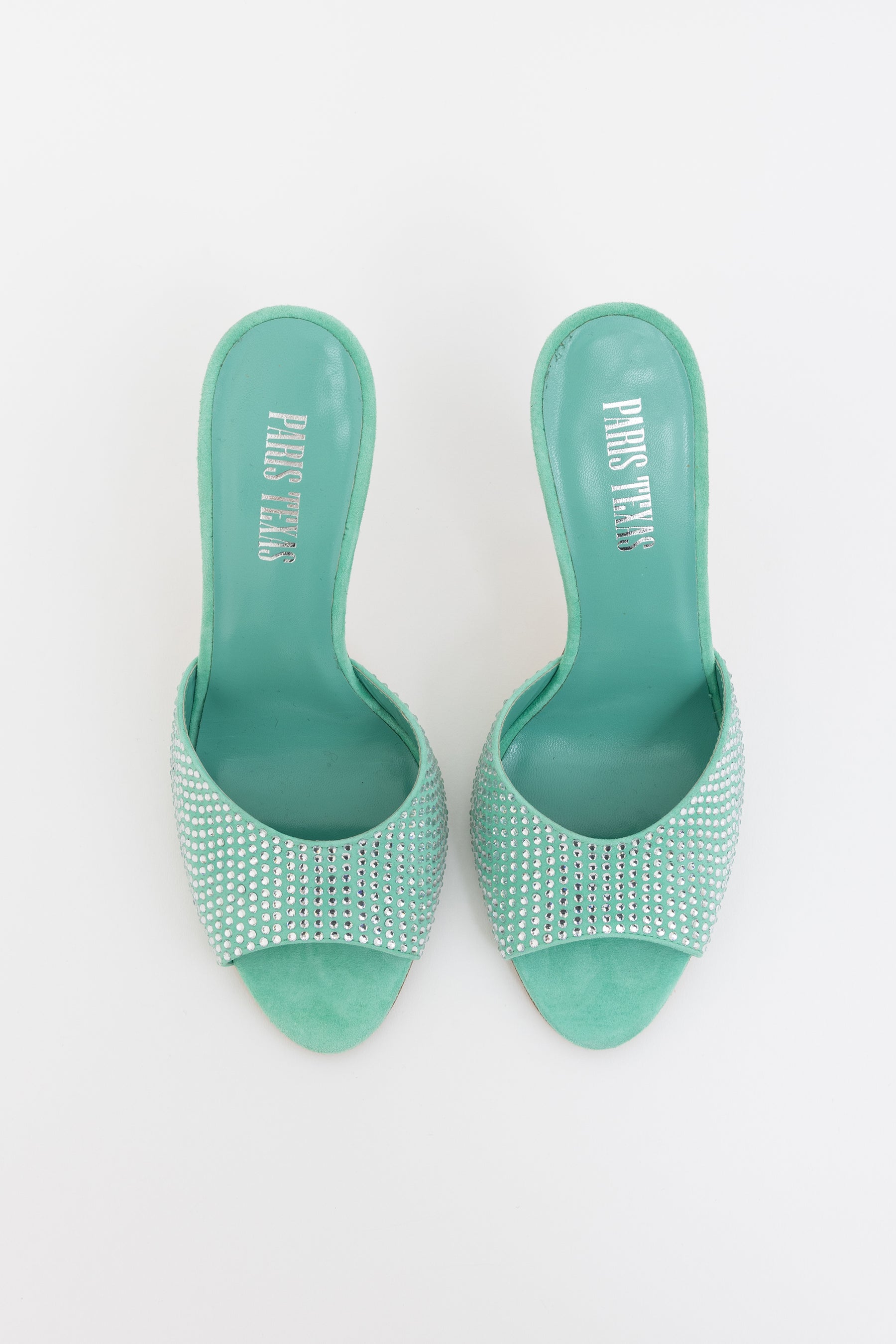 Holly Embellished Suede Mules