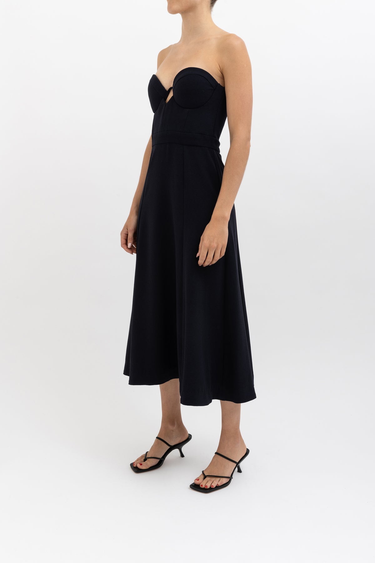 Bustier Midi Dress