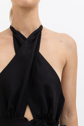 Morgan Wrap Mini Dress