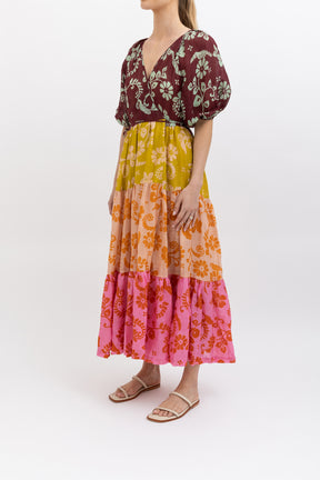 Luis Wrap Midi Dress