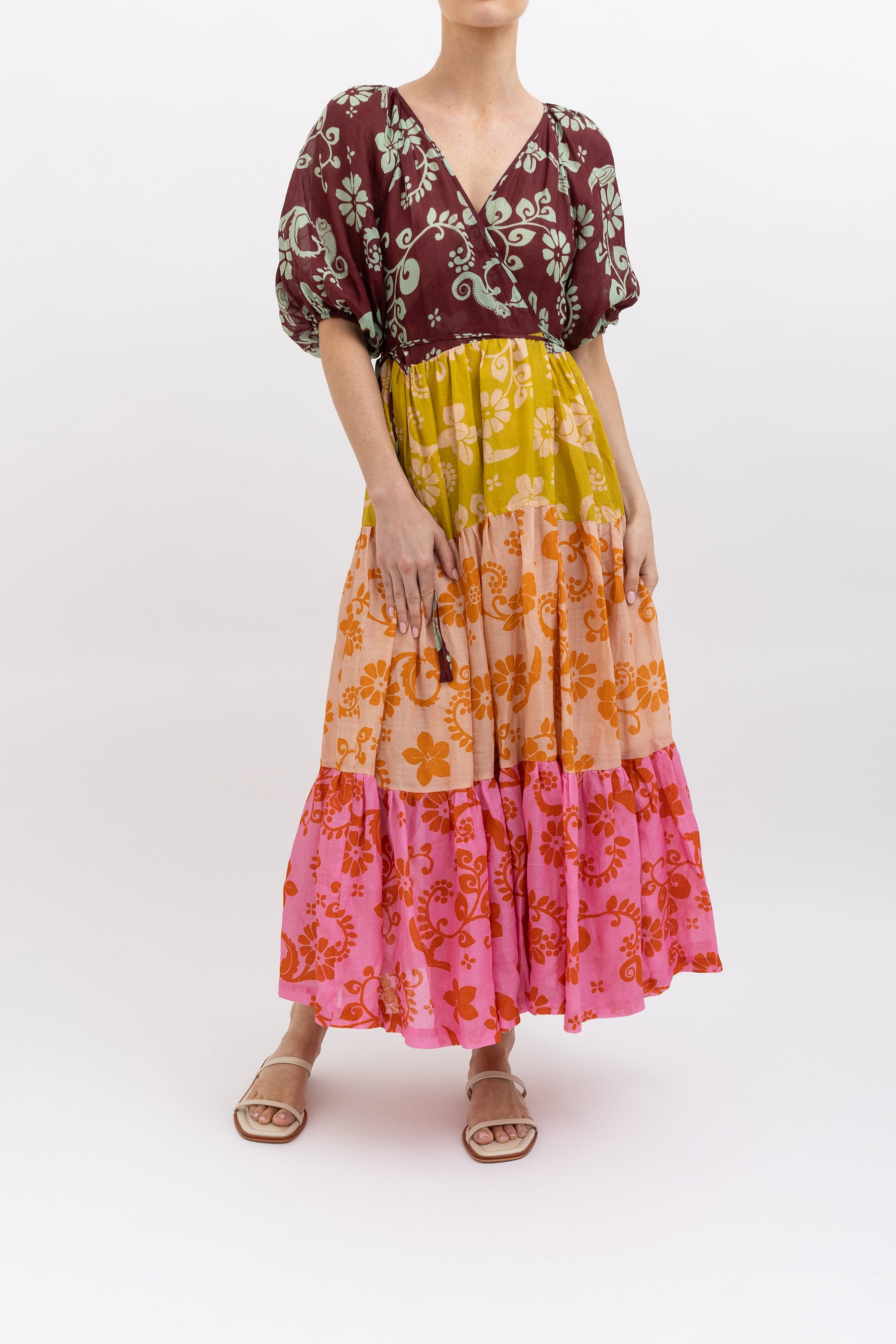 Luis Wrap Midi Dress