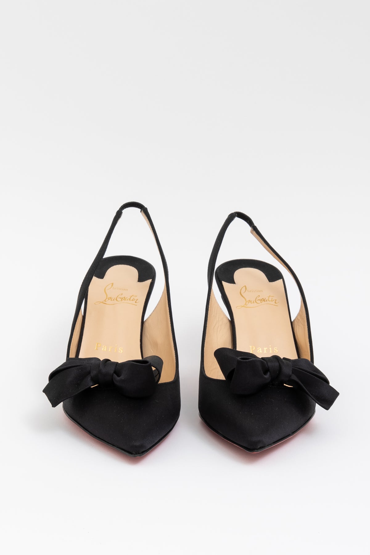 Yasling Bow Slingback Pumps