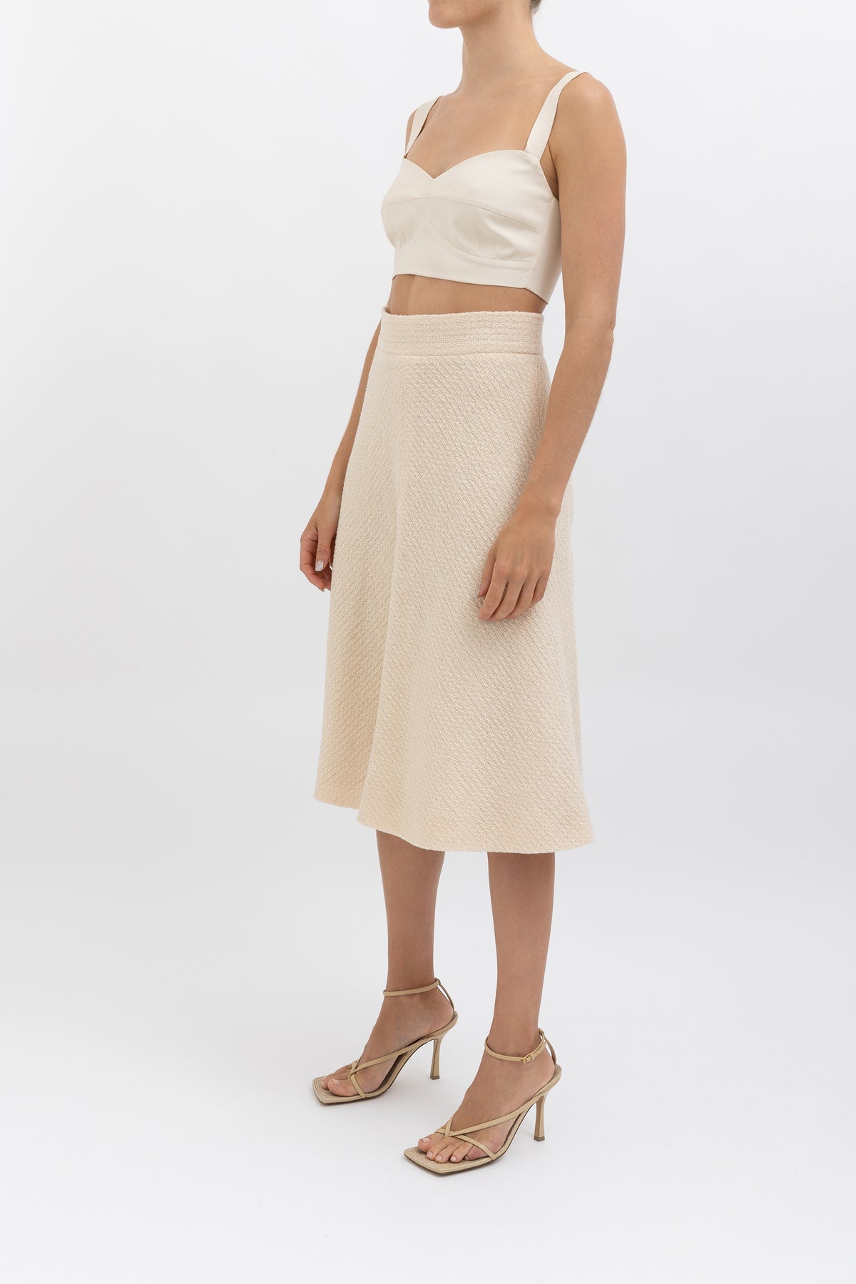 Wool Midi Skirt