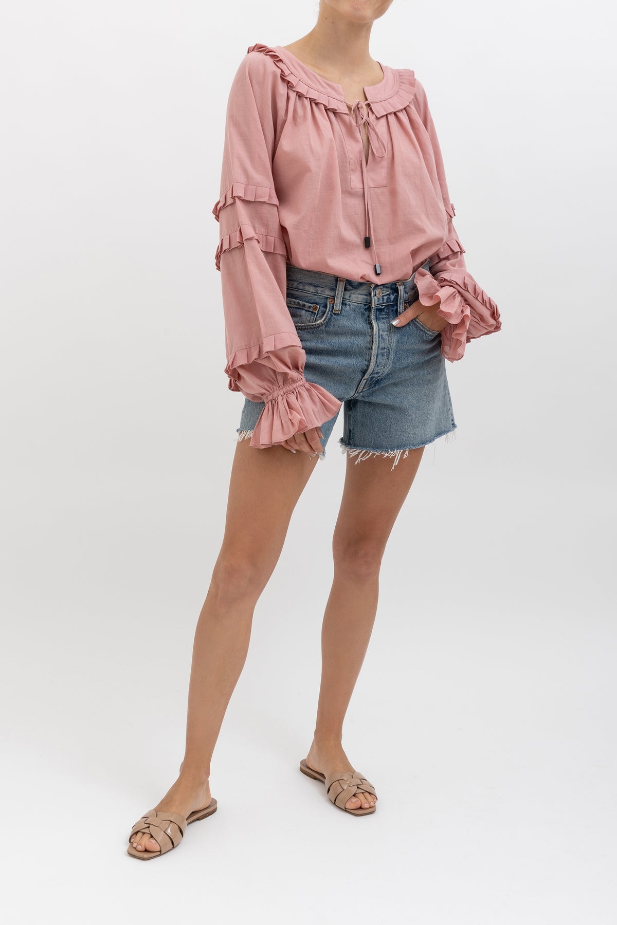 Tolman Pleat Blouse