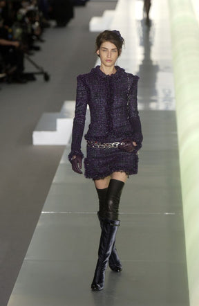 03A Metallic Tweed Jacket