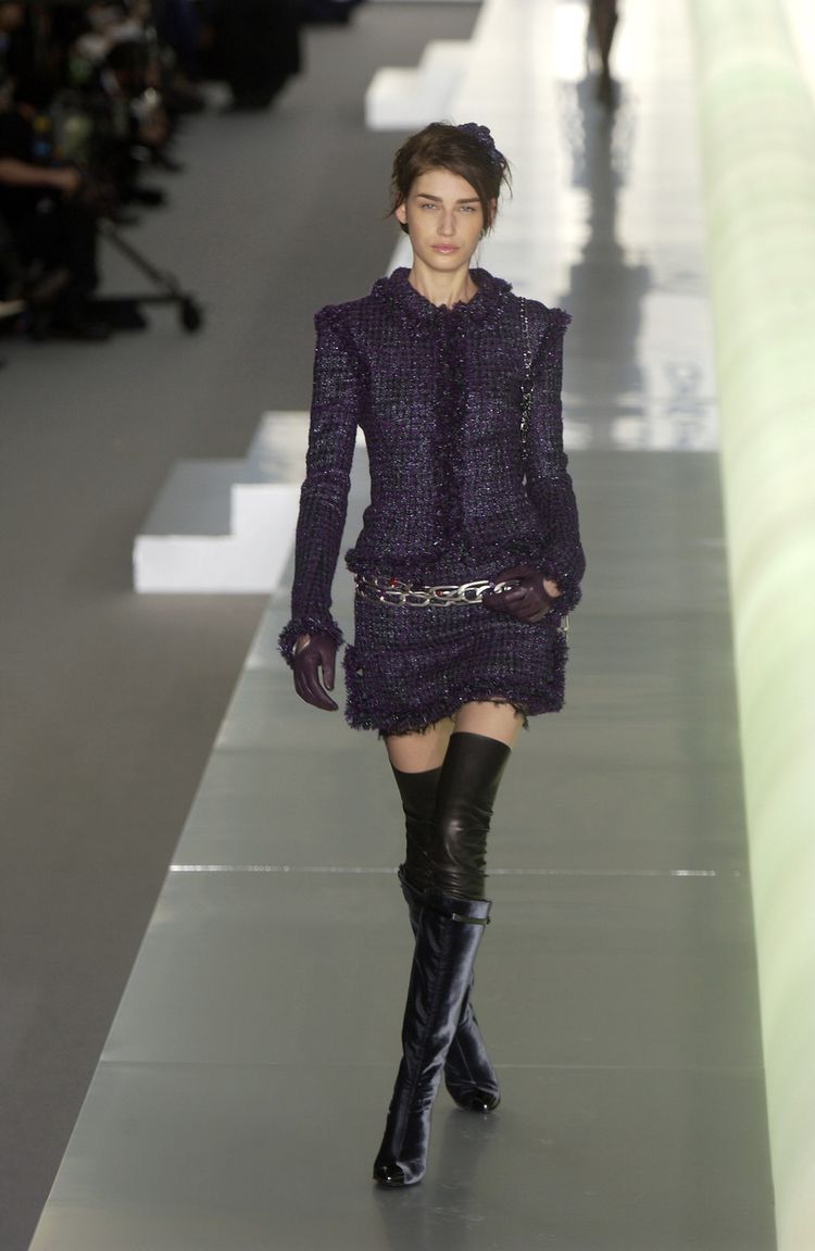 03A Metallic Tweed Jacket